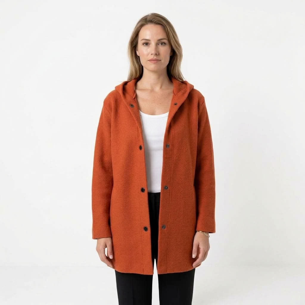 Dames Vest Met Capuchon En Ontspannen Pasvorm