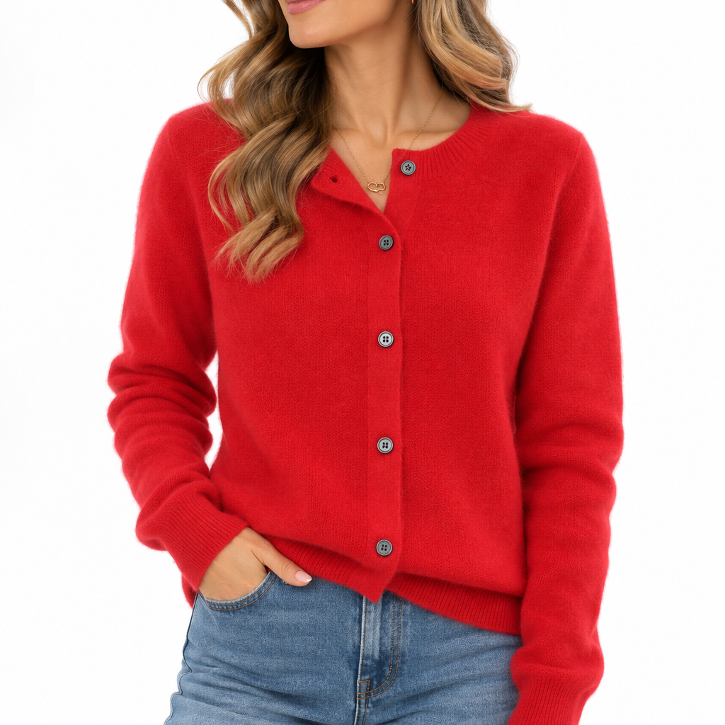 Elise | Dames vest met knoopsluiting