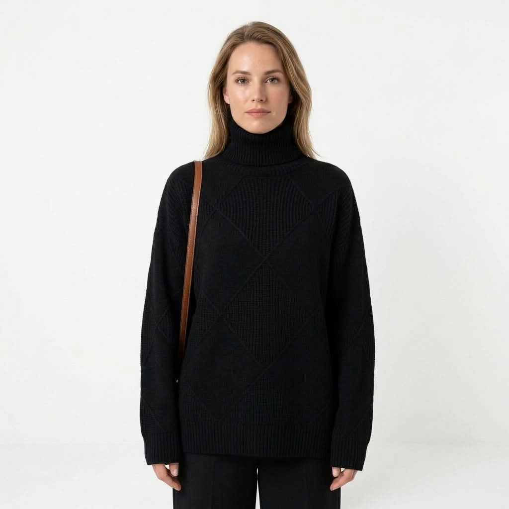 Elowen | Dames Coltrui met Ruitpatroon