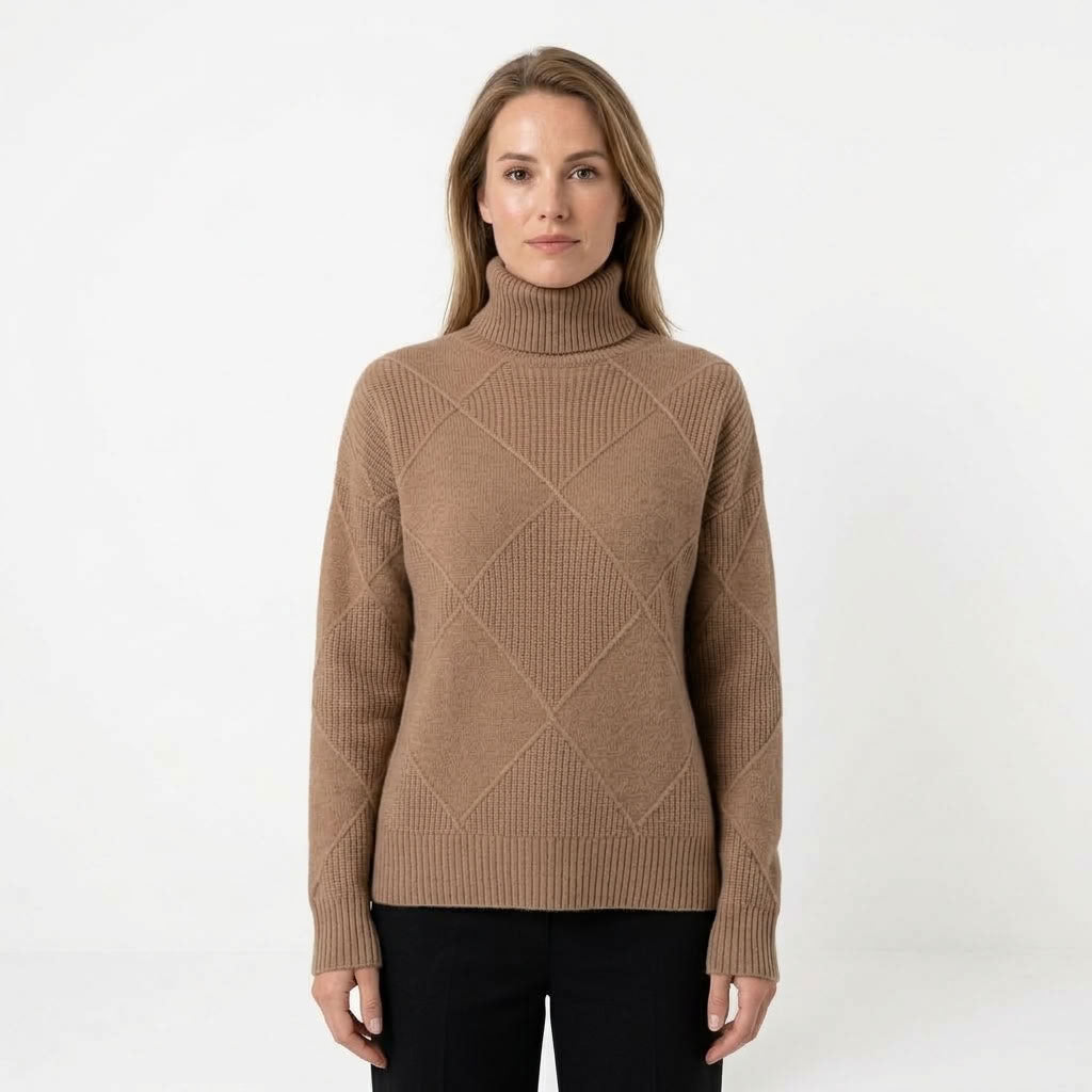 Elowen | Dames Coltrui met Ruitpatroon