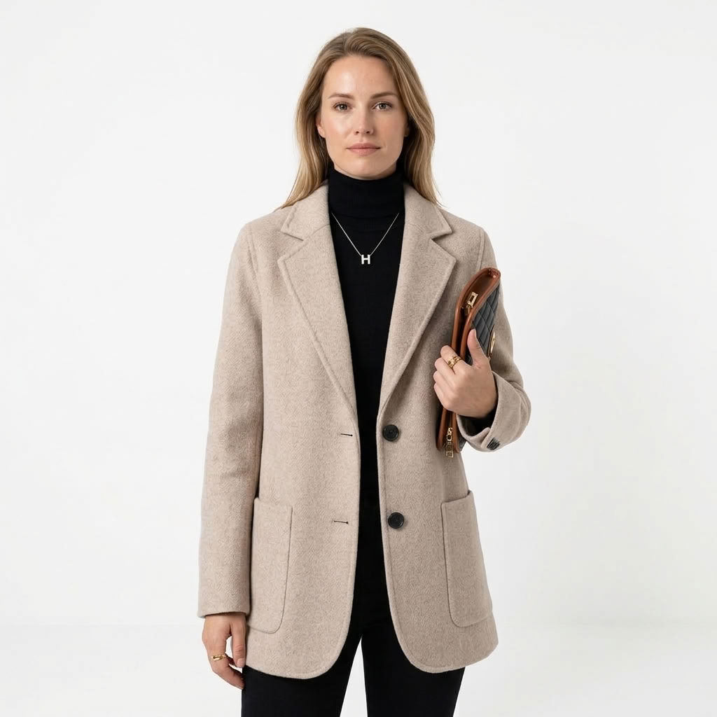 Odelia | Dames blazer met klassieke pasvorm