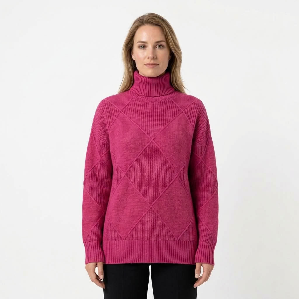 Elowen | Dames Coltrui met Ruitpatroon