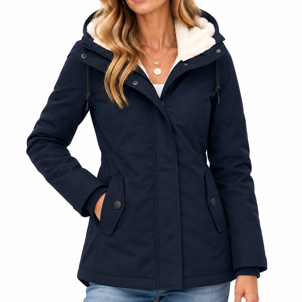 Norelle | Dames gevoerde winterjas met capuchon