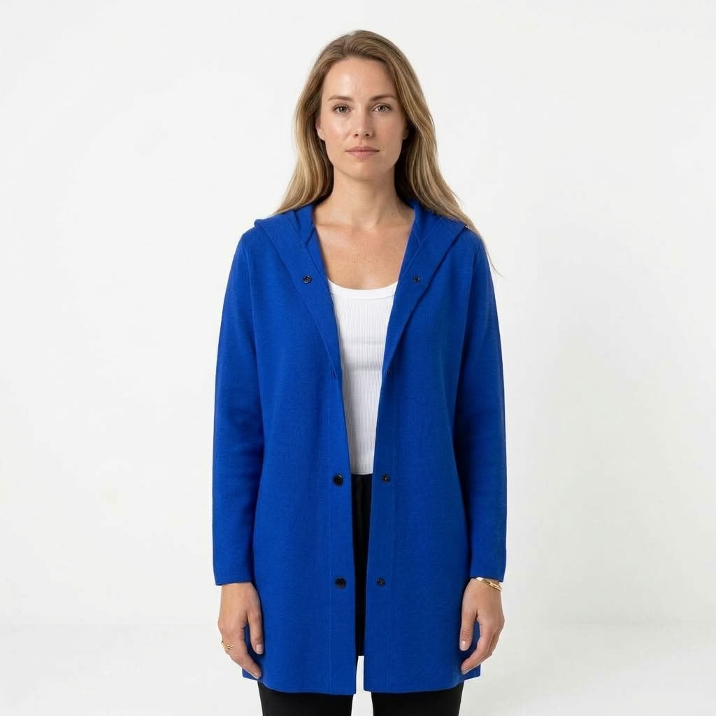 Dames Vest Met Capuchon En Ontspannen Pasvorm