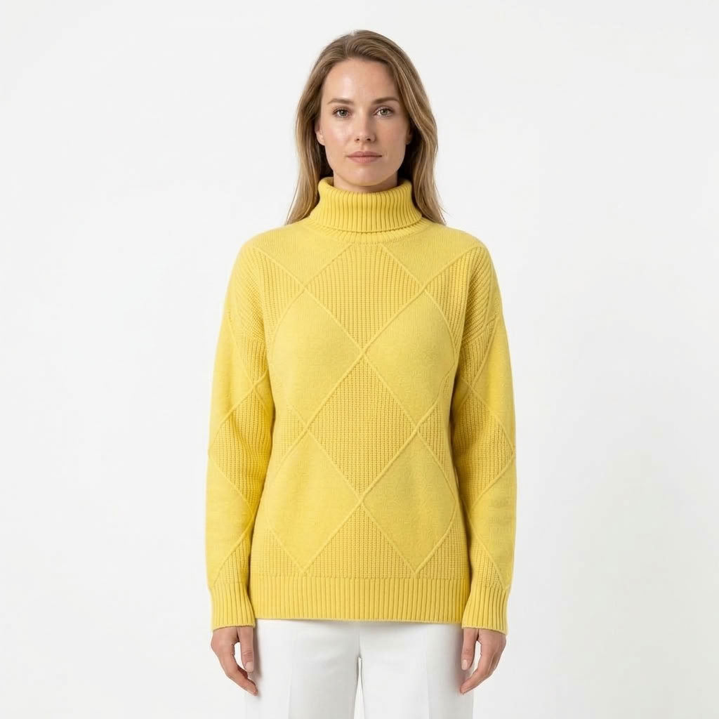 Elowen | Dames Coltrui met Ruitpatroon