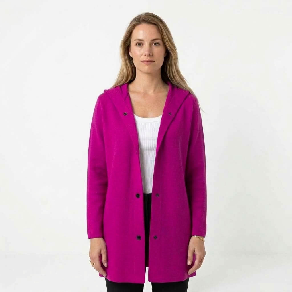 Dames Vest Met Capuchon En Ontspannen Pasvorm