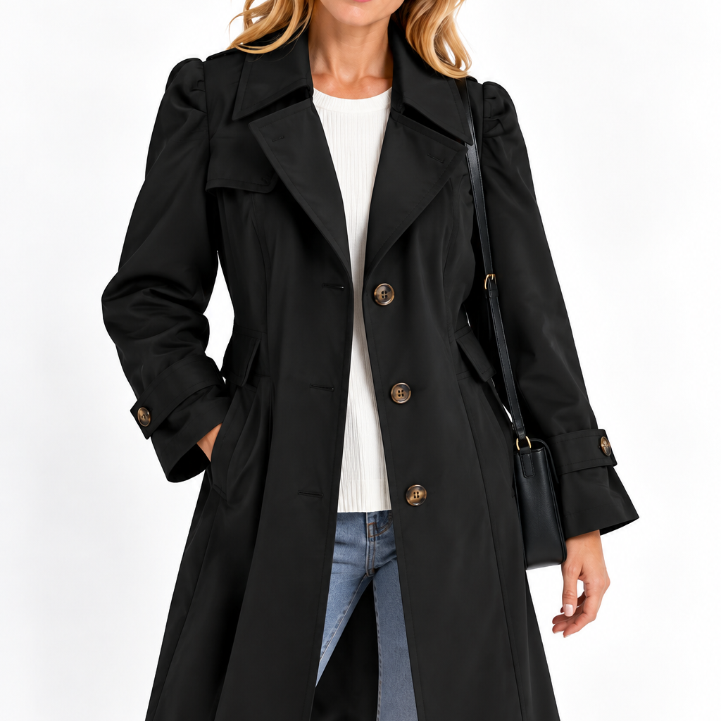 Elise | Dames trenchcoat met klassieke revers