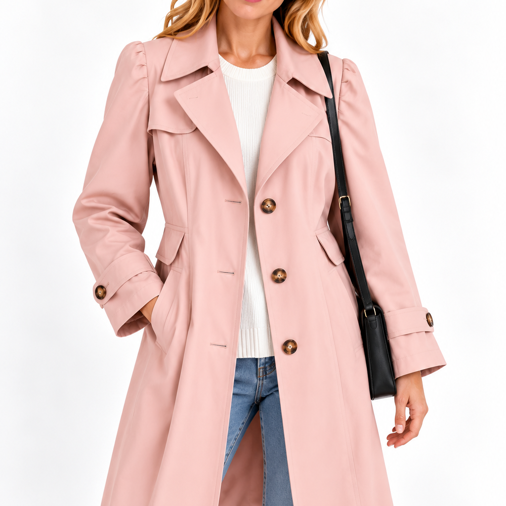 Elise | Dames trenchcoat met klassieke revers