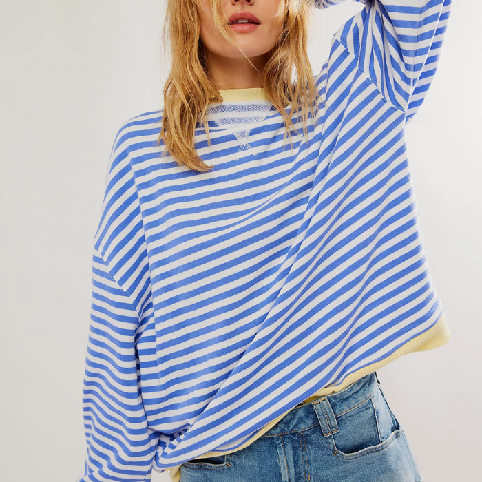 Luna | Oversized gestreepte trui