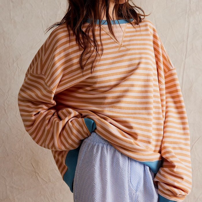 Luna | Oversized gestreepte trui