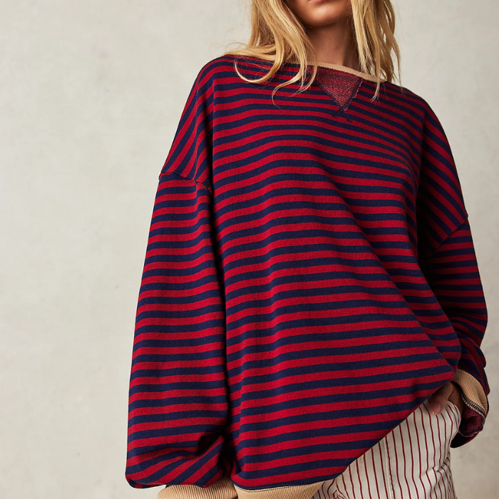 Luna | Oversized gestreepte trui
