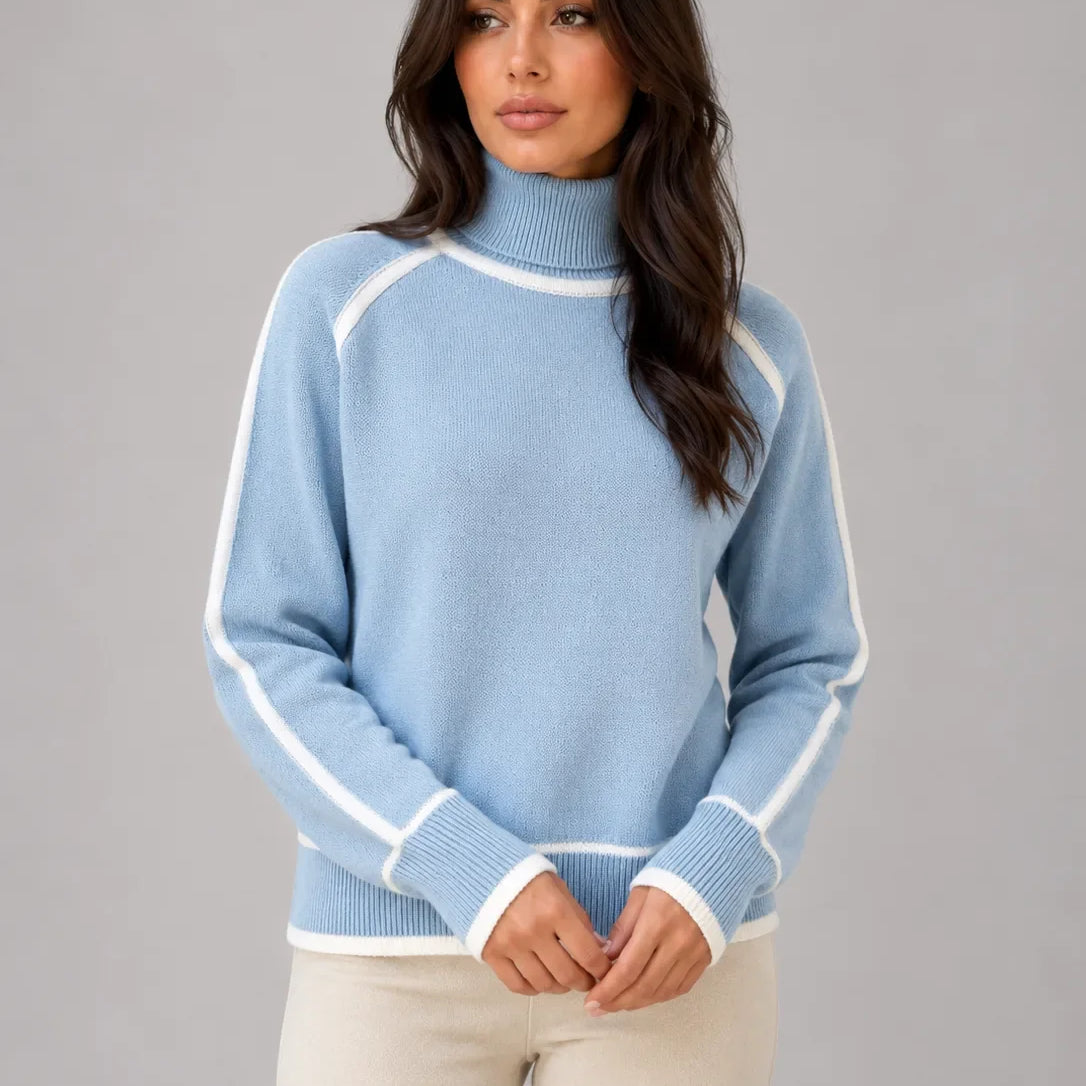 Dames Coltrui Met Contrasterende Raglandetails