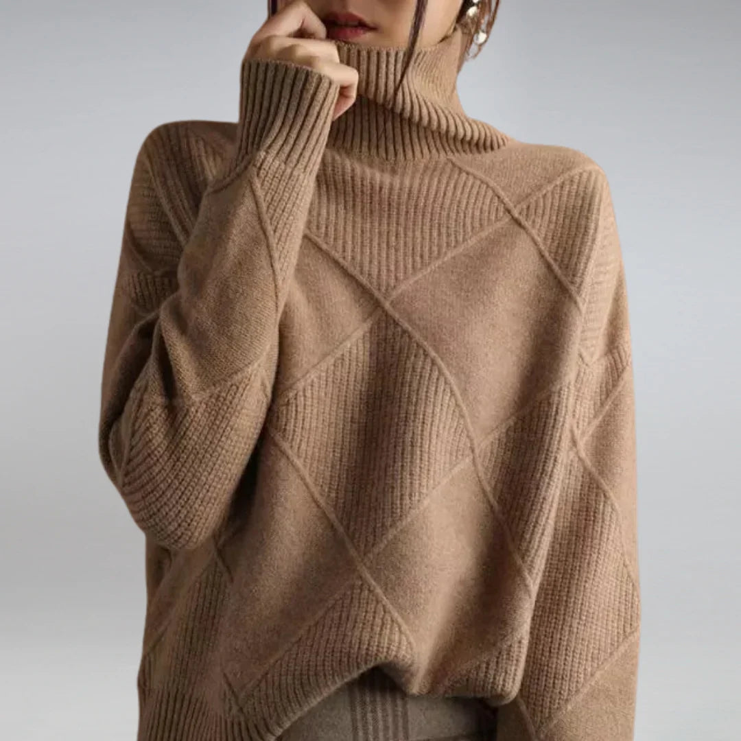 Amélie | Elegante coltrui met structuurdetails