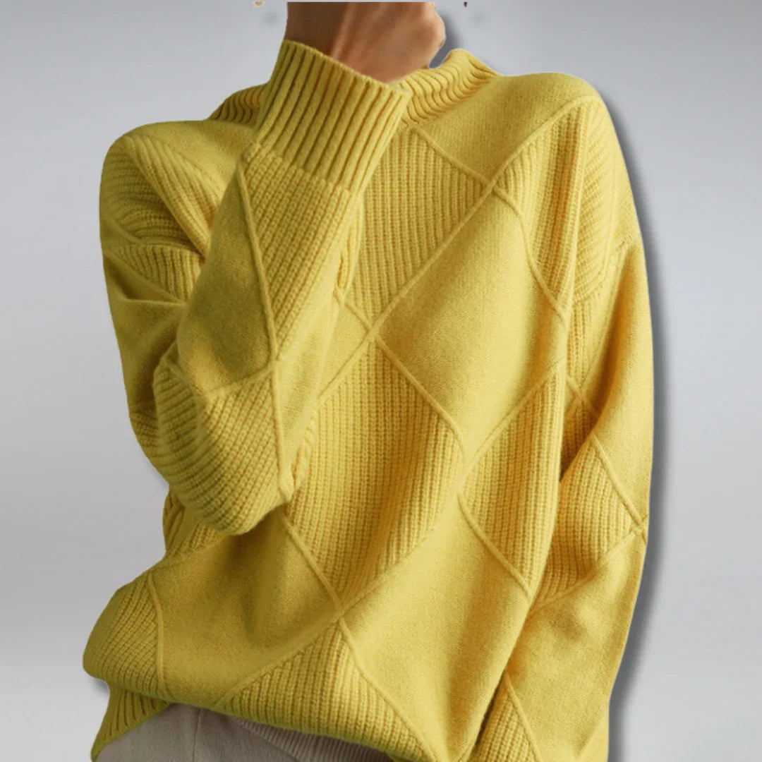Amélie | Elegante coltrui met structuurdetails