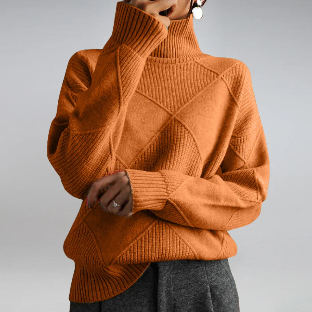 Amélie | Elegante coltrui met structuurdetails