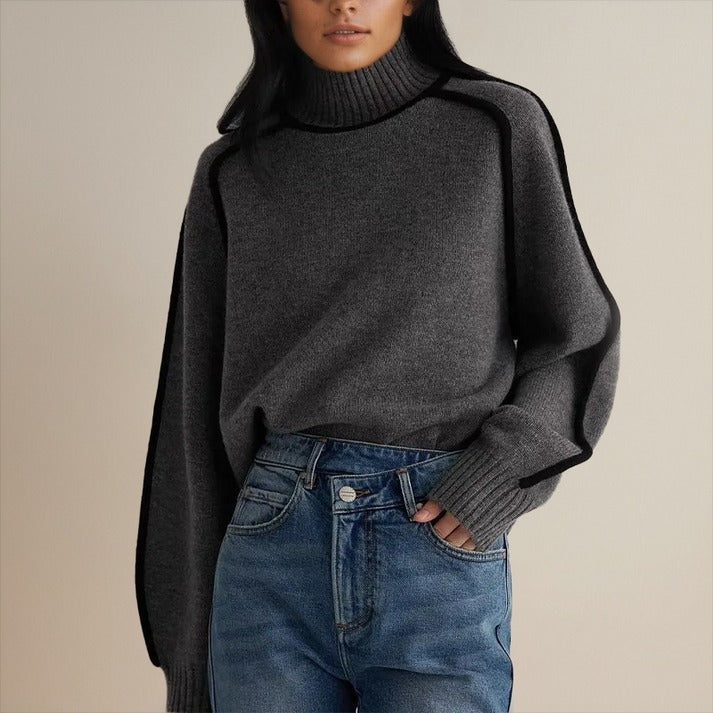 Céleste | Elegante coltrui met contrastdetails