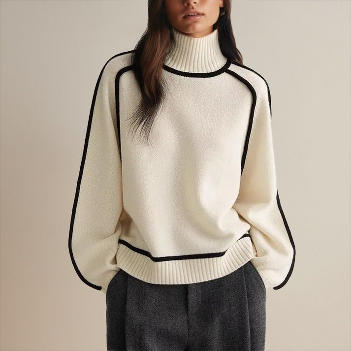 Céleste | Elegante coltrui met contrastdetails