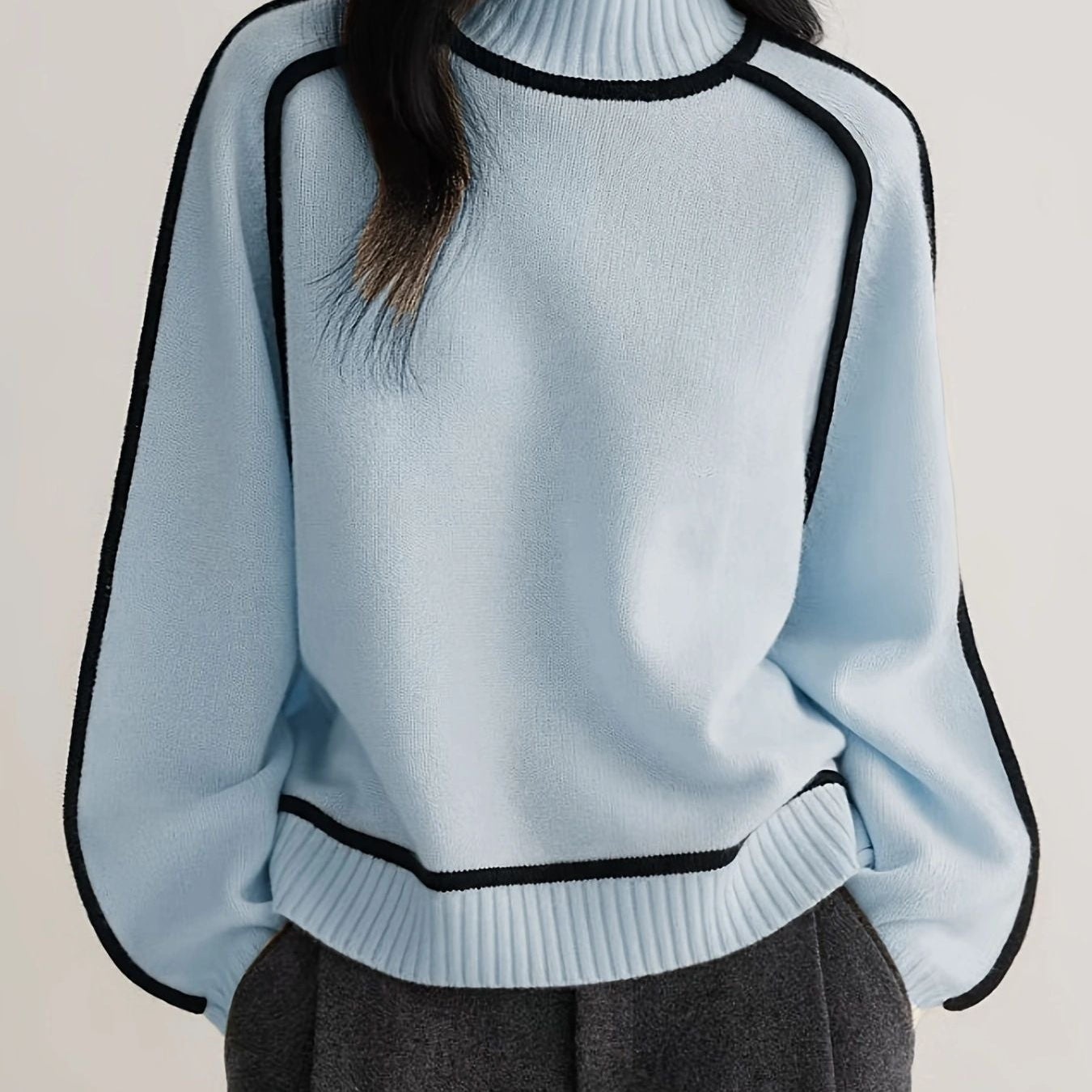 Céleste | Elegante coltrui met contrastdetails